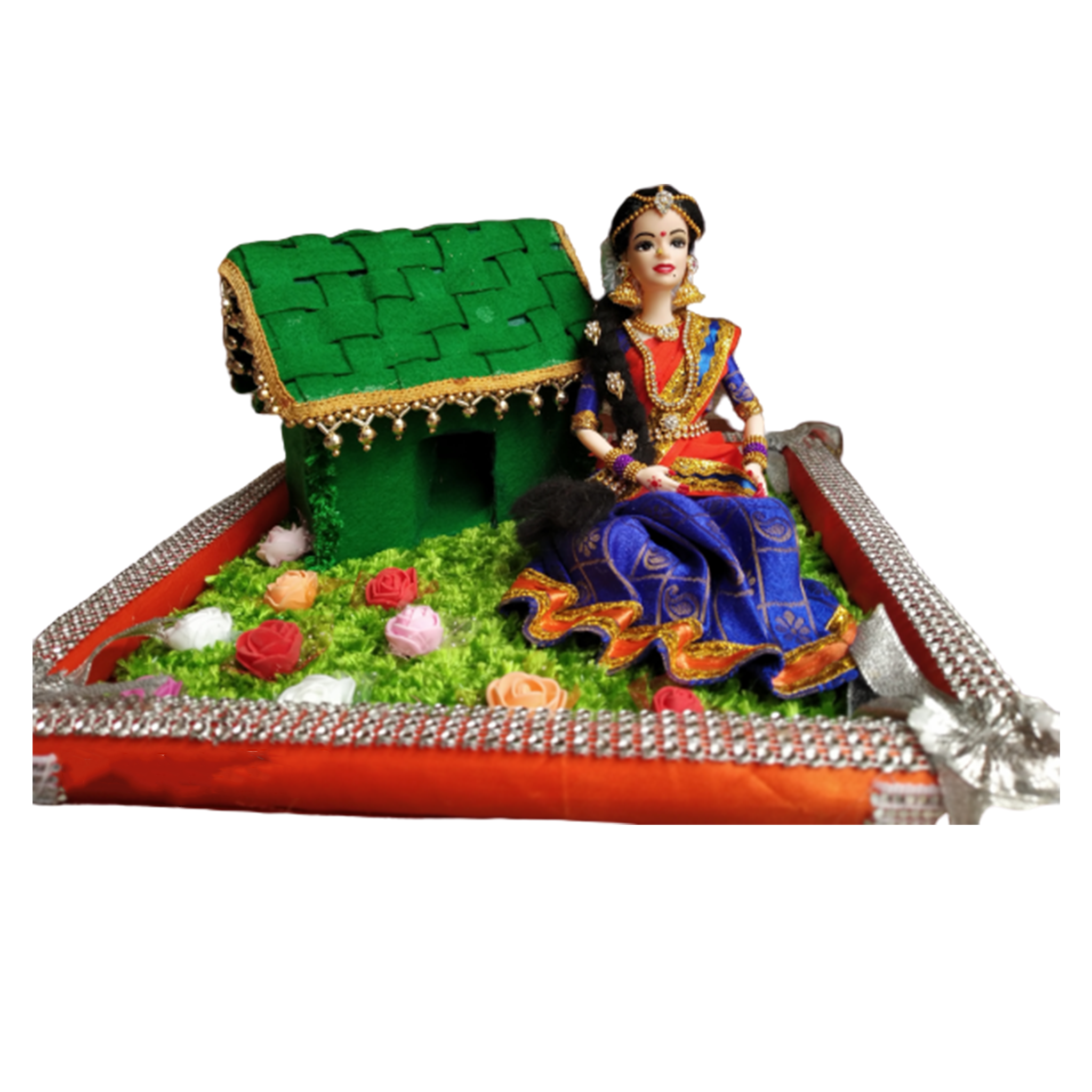 Send Wonderful Subh Labh Stainless Steel Thali with Haldirams Sweets | Free  Delivery | PrettyPetals